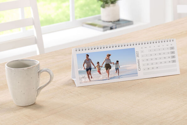 Kalendarz na biurko ze zdjęciami